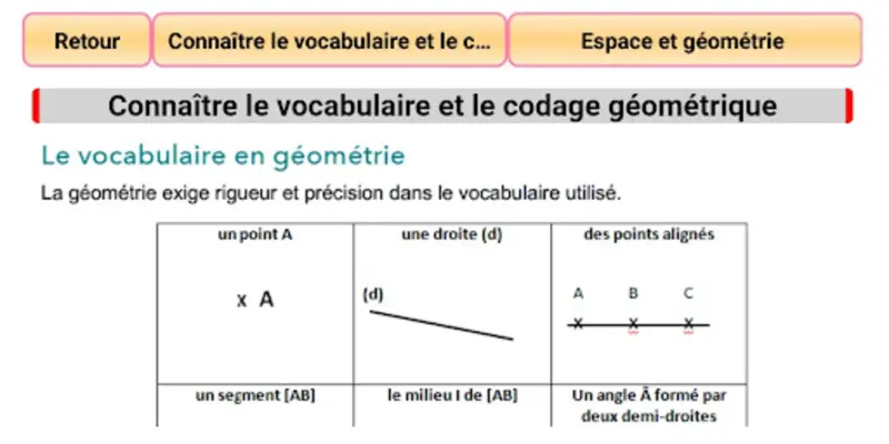 Maths CM1 android App screenshot 1